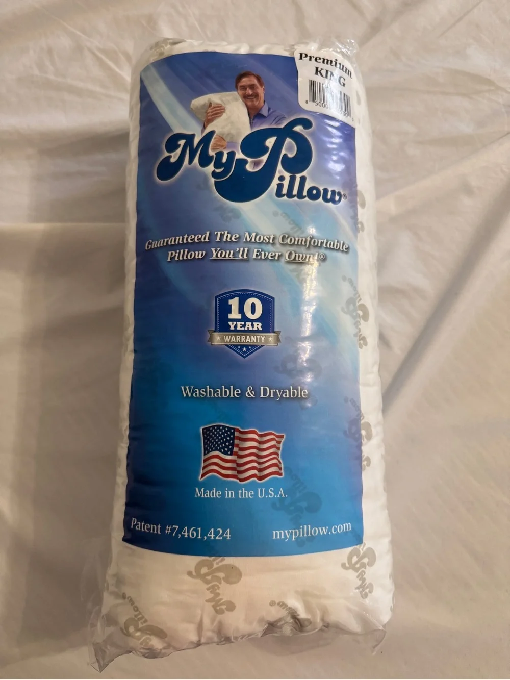 White Washable & Dryable Support Pillow